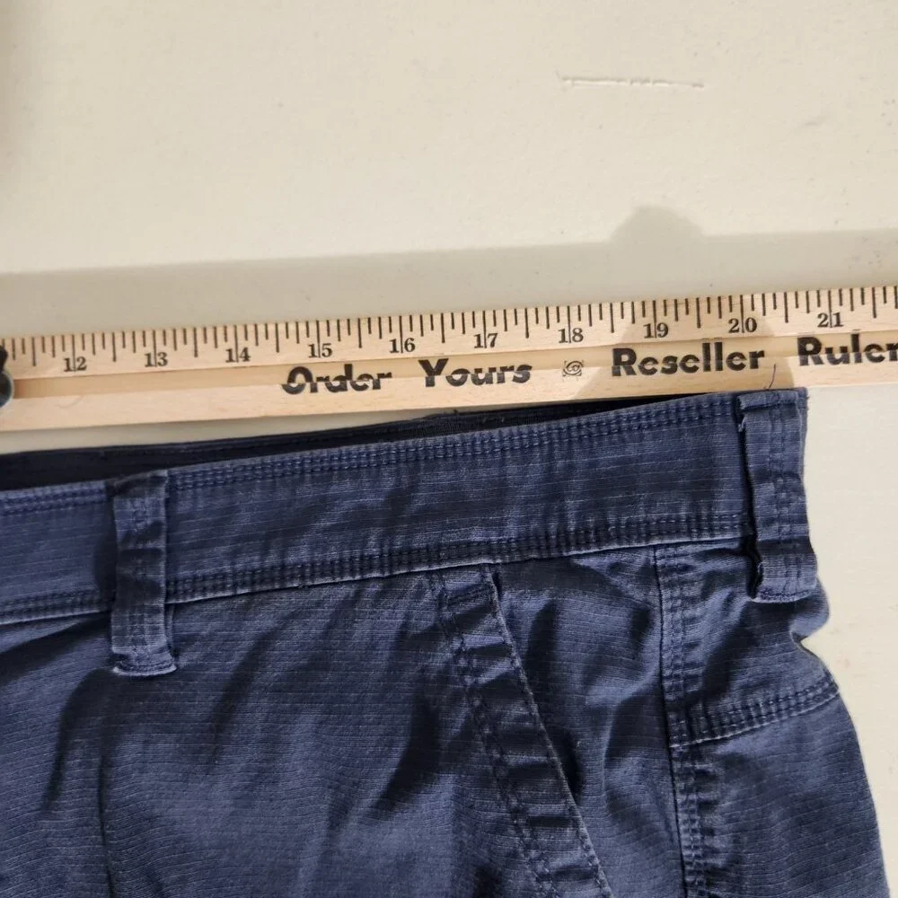 Weatherproof Shorts Mens 40 Blue Cargo